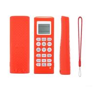Silicone Remote Cover for LG Controller AN-MR20GA MR650A Anti-Slip Shockproof Case with Lanyard Glow in Dark Blue(Red)