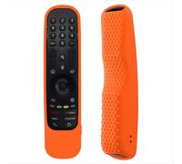 Silicone Remote Cover for Smart TV an-MR21 MR22 Anti-Shock Illuminated Case,Orange