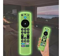 Silicone Remote Cover Glow in the Dark for Fire Stick, Shockproof Protective Case Cover for Toshiba, Omni, Insignia, Amazon Series Fire TV Stick 4K Max Remote Control, Glow Green