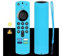 Silicone Remote Protective Case Compatible Only with 2021 3rd Gen 4K Streaming TV Stick Remote, Anti Slip Washable Remote Cover Sleeve with Hand Strap