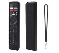 Silicone Remote Protective Case for PHI-LIPS RF-402A NH800UP Remotes Housing Cover NonSlip Texture Shell Protective Covers for RF-402A NH800UP (Black)