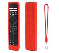 Silicone Remote Protective Case for PHI-LIPS RF-402A NH800UP Remotes Housing Cover NonSlip Texture Shell Protective Covers for RF-402A NH800UP (Red)