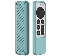 Silicone Remote Protective Soft Shell for Apple TV 4K Siri Remote (2021) - Anti-Slip Shockproof Cover with Full Button Access & Easy Installation (Pine Green)