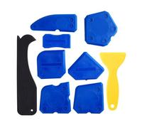 Silicone Remover Tool Set 9Pcs Silicone Sealant Remover and Caulking Tool Kit Upgraded Design with Silicone Applicator & Scraper for Kitchen/Tiles/Floor/Bathroom - Easy Grout & Sealant Removal Tool