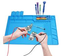 Silicone Repair Mat Soldering Mat, Anti-static Electronic Repair Work Pad - Large 45*30cm Silicone Pad with Scale Ruler for Repair