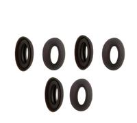 Silicone Replacement Ear Tips Compatible with Lenovo LP40 Pro Eartips Earbuds Covers, Noise Isolation Earplugs Accessories,3 Pairs Black