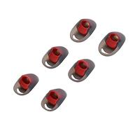 Silicone Replacement Earbud Ear Buds Tips For HyperX Cloud , 2PCS (small red)