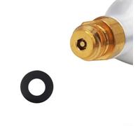 Silicone Replacement Sealing Rings for Sodastream Club Blue Home Bottle Nozzle Repair - 2-Pack Id 10.1mm Od 18.5mm 3.4mm Thick Food-Grade Black Washers