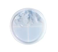 Silicone Resin Jewelry Tray Mold - Food-Grade Durable Crafting Supplies for DIY Rings, Pen Holders & Home Decor, Artisan Storage Box with Mountain Design for Jewelry