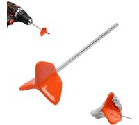 Silicone Resin Mixer Paddle for Drill, Easy-to-Clean Non-Stick Paint Mixer Attachment, Reusable Epoxy Stirrer for Mixing Resin, Paint, Plaster, Concrete (1)