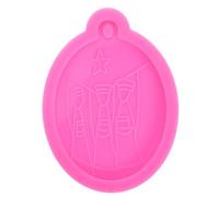 Silicone Resin Mold for Puerto Rico Three Men Keychain Crafting