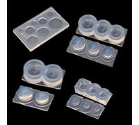 Silicone Resin Mold Hollow Sphere Casting Molds Craft Mold for Art Craft Making Handmade Toy for Children Baking Silicone