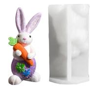 Silicone Resin Mold - Realistic 3D Bunny Epoxy Mould, Rabbit Shape Ornament Craft, Reusable Flexible Baking Sheet | DIY Art for Home Table Centerpiece Party Wedding Decoration