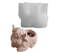 Silicone Resin Molds - Highland Resin Casting Silicone Mould for Planters | Pot Mould Tools for Creating with Epoxy Wax Plaster Clay Decor Desk Container