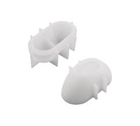 Silicone Resin Molds - Reusable Heart-Shaped Easy Release Storage Box Epoxy Casting Mould for Wax Jar Making Creative Silicone Tool