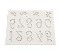 Silicone Resin Number Alphabet Pattern Molds DIY Casting Molds Art Resin Molds Non-Stick Cake Fondant Chocolate Craft Mould