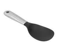 Silicone Rice Paddle,Rice Serving Spoon,9.4inch Stainless Steel Silicone Rice Spoon,Non Stick Heat-Resistant Rice Spatula Spoon Wok Spatula Rice Shovel Sushi Scoop for Rice/Mashed Potato