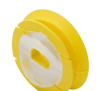 Silicone Rig Winder Tool Compact Storage Holder For Fishing Leaders Spools Terminal Tackle Lightweight Two Sizes Random Color Suitable For Tackle Boxes Pouches Easy Organization(70mm)