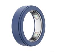 Silicone Ring Covers, Lightweight Silicone Cases For Oura Ring5, Anti-Scratch Elastic Finger Case For Woking Out Women Men(Blue S)