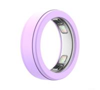 Silicone Ring Covers, Lightweight Silicone Cases For Oura Ring5, Anti-Scratch Elastic Finger Case For Woking Out Women Men(Purple S)