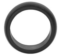 Silicone Ring for Men, Black Outdoor Sports Ring, Cool, Tear and Crack Resistant, 1Pc for Grip Strength Training