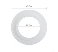 Silicone Ring Gasket Replacement Set for Basin Sink Waste Plug and Bathtub Up Drain Cap Washer Seal, Assorted Sizes Fit Over Old Leaky Click Clack Waste to(43.5 * 28.5mm)