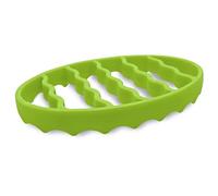 Silicone Roasting Rack, 7x8x1" Oval Roasting Rack, Food Grade Roasting Rack, Heat-Resistant Dishwasher & Microwave Safe Roasting Rack for Slow Cooker, Pressure Cooker, Oven & More, Green