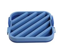 Silicone Roasting Rack - Internal Grease Guide Drainage Path, 16.8x15.8x4.1cm High Temperature Bakeware, Nonstick Elevated Base Airflow Optimization, Baking Tray for Oven Cookware Grilling