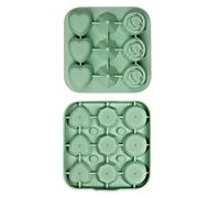 Silicone Rose Ice Mold, 9 Cavity Portable Trays, Floral Shaped Whiskey Chillers, Flexible Cocktail Ice Makers, Beverage Cooling Accessories