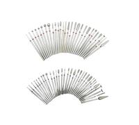 Silicone Rotary Nail Drill Bits , 10Pcs Diamond Nail Drill Bits Multicolor(Efl16)