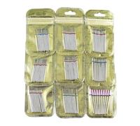 Silicone Rotary Nail Drill Bits , Diamond Nail Drill Bits for Manicure Cuticle Polishing Pack of 10(T26-15)