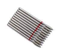 Silicone Rotary Nail Drill Bits , Pack Of 10 Diamond Nail Drill Bits For Manicure Pedicure Multicolor(T26-8)