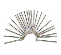 Silicone Rotary Nail Drill Bits , Pack of 8 Diamond Milling Cutter Nail Drill Bits for Nail Art Multicolor(Ivory)