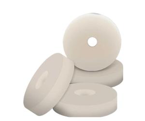 Silicone Round Spacer Pad | White Multiple Sizes: Installation Insulation Adjust Clearance(50x20x12mm)