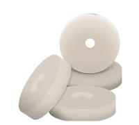 Silicone Round Spacer Pad | White Multiple Sizes: Installation Insulation Adjust Clearance(90x30x15mm)