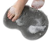 Silicone Rub Back Brush Bathroom Non-Slip Wash Pad Shower Massage Mat with Sucker Bath Foot Brush for Women Foot Washing Brush Silicone Bath Foot Massage pad mat Shower Massage