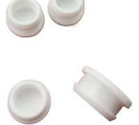 Silicone Rubber Bung,Rubber bungs for Holes, silicone Rubber Hole Plugs, 5/10pcs White 2mm-50mm Silicone Rubber Snap-on Blanking Bore Plugs Hole Stopper Round Tube Pipe End Caps Sealing Dust-proof Wat