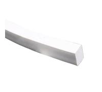 Silicone Rubber Foamed Sponge Strip Square Sealed Gasket Waterproof Bars White 1m, for Sound Insulation Seal(5x30mm)