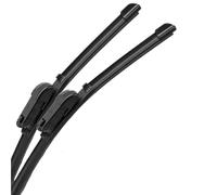 Silicone & Rubber Front Wiper Blades Set For Peugeot 508 2010-2018 Windshield Windscreen Window Brush 26"+26" Replacement Blades(LHD,Silicone)