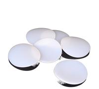 Silicone Rubber Gasket Sheets - Round 20/30/40/50/60mm, 1/2/3mm Thick (2/4 Pcs) - Heat Resistant, Ozone Resistant(40mm 4pcs 3mm)