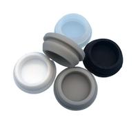 Silicone Rubber Hole Plug 10PCS 21 22 23 24 25 26mm Silicone Plug External Thread T-shaped Rubber Gasket Sealing End Cover(White,20mm)
