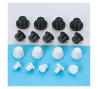Silicone Rubber Hole Plug,5Pcs Plugs Solid 2.7 3 .5 .8 4 to 15mm Seal Stopper T Type High Temperature Dustproof(5.8mm(8013 White))