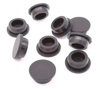 Silicone Rubber Hole Plug,Black/White Round Seal Plugs Bore 6.8mm-161.5mm T Type Stopper Blanking End Caps(Black,32mm(2pcs))