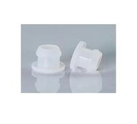 Silicone Rubber Hole Plug, Conical Snap-on Blanking End T-type Caps Seal Stopper Pipe Tube Inserts Bung Dust(Transparent,12mm (5Pcs))