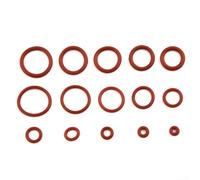 Silicone Rubber O Rings Assortment Kit with 225 Pieces for Gaskets and Seals