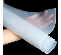 Silicone Rubber Sheet 1Mx1M Thick5mm Clear Translucent Plate Mat High Temperature Resistance Food Grade Silica Gel Plate For DIY Industrial Parts