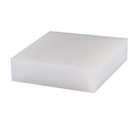 Silicone Rubber Sheet Bench Block White 20cm X 20cm 4-50mm Thickness(Thickness:4mm)