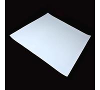 Silicone Rubber Sheet Semi Clear Silicone Rubber Sheet, 10 Inch By Thickness 0.5mm To 2mm White Gasket, 1pc(2mm)