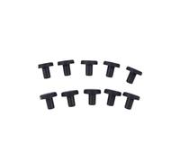 Silicone Rubber Snap-on Grommet Hole Plugs, 10Pcs Solid Rubber Hole Caps 3mm-12mm High Temperature Resistance T Type Seal Hole Plugs Dust-Proof Gasket End Caps(10PCS 5MM)