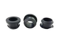 Silicone Rubber Snap-On Grommet Hole Plugs Black 4.5-50.6Mm End Caps Bung Wire Cable Protect Bush,Seal Plugs(5pcs,7.5Mm(Bore 5Mm))(5pcs,25Mm(Bore 20Mm))